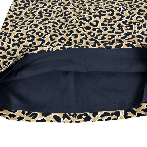 Talbots Canvas A-Line Skirt size 4 Cheetah Print - Picture 8 of 9